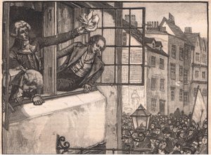 I Tumulti di Priestley a Birmingham AD 1791 da Walter Paget